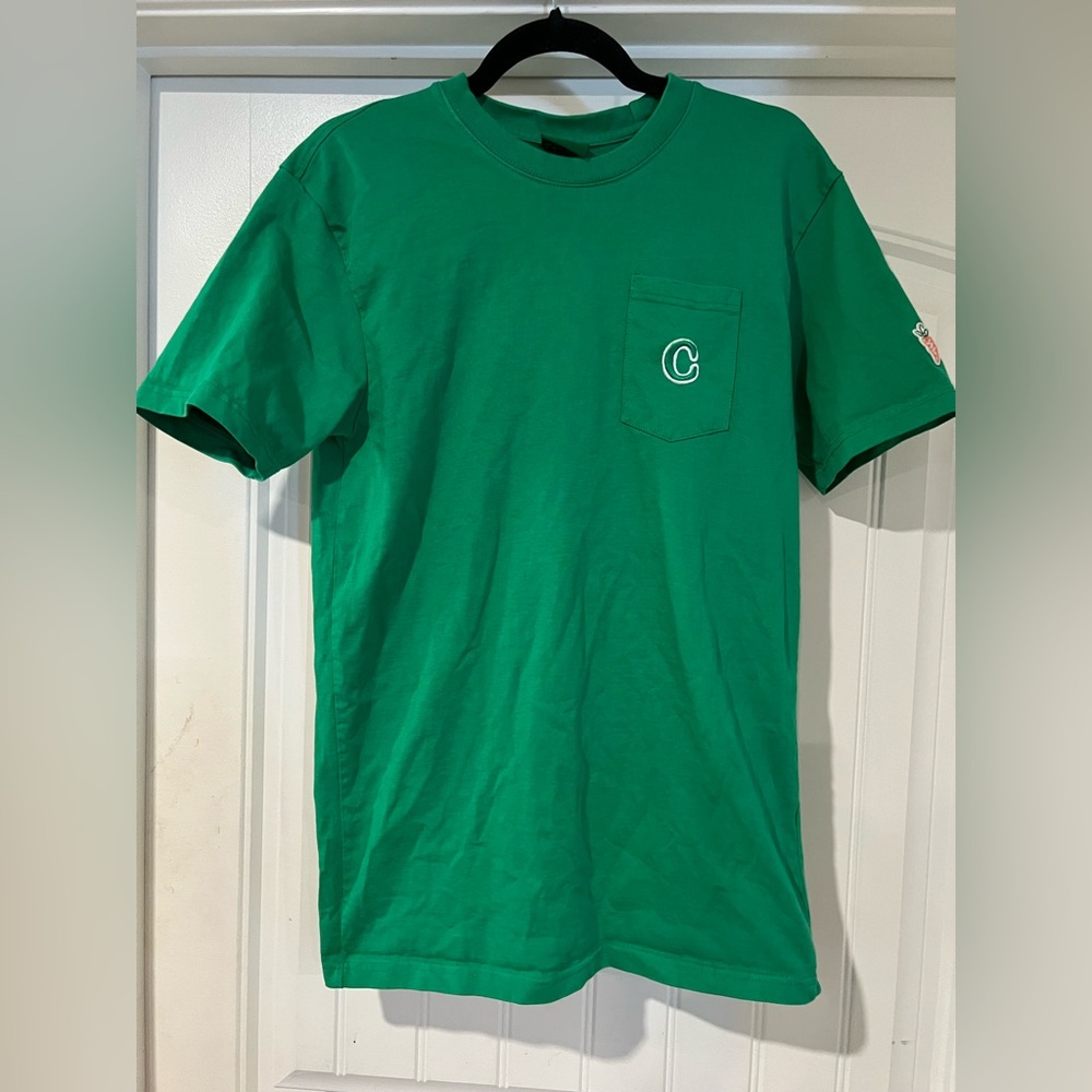 CARROTS BY ANWAR CARROTS MEN'S GREEN POCKET SHIRT SZ LARGE SLIM FIT